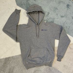 Gray Champion Hoodie size small